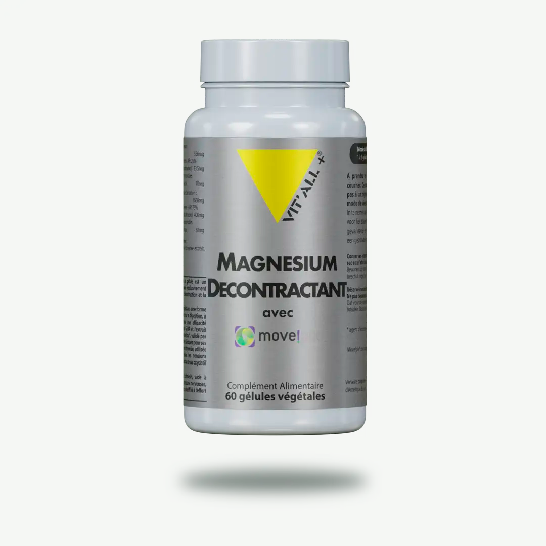 Magnésium décontractant 60 gélules Vit'all+