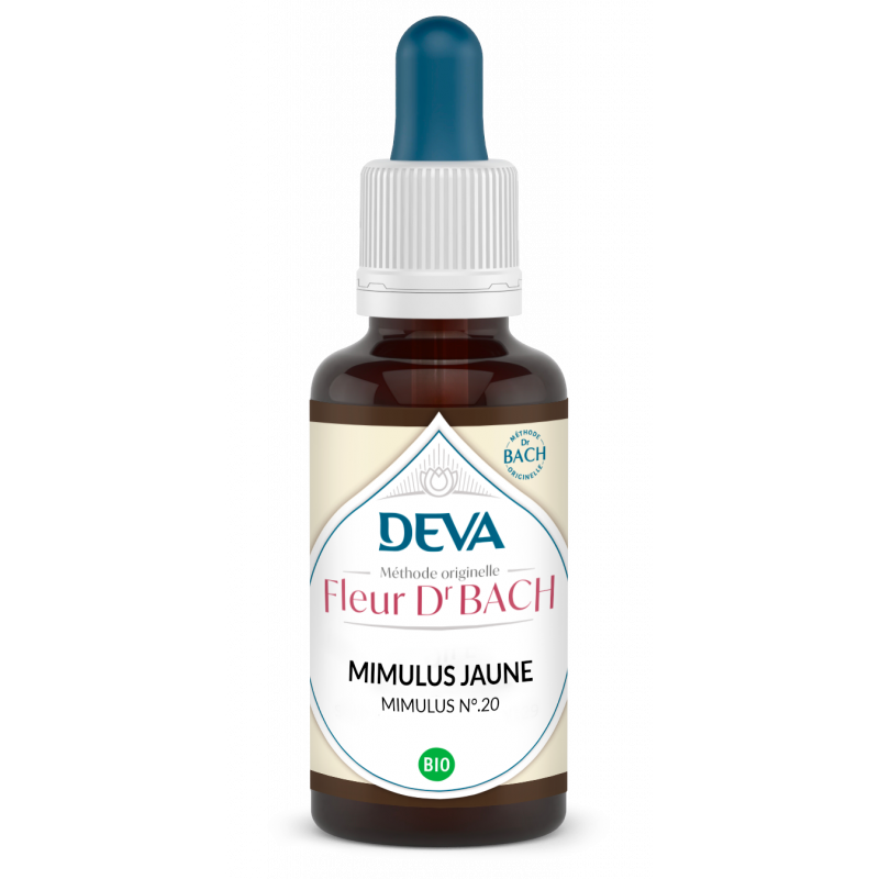 Mimulus Jaune - Mimulus - Fleurs de Bach n°20 - Elixir Floral Deva