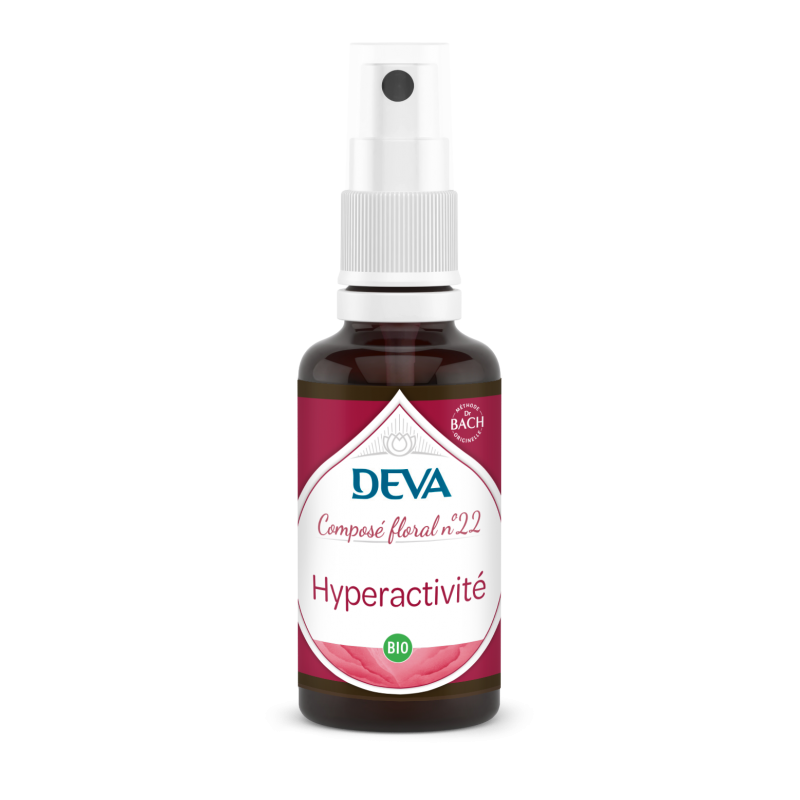 Hyperactivité - Composé Floral Deva n°22 spray 15ml