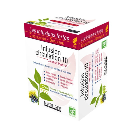 Infusion circulation 10 bio 30 sachets Nutrigée