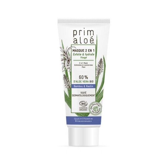 Masque visage  2 en 1 prim'aloe