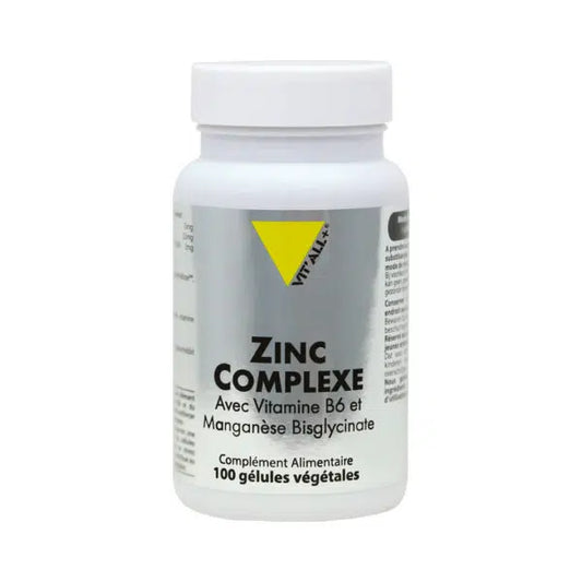 Zinc complexe 100 gélules Vit'all+